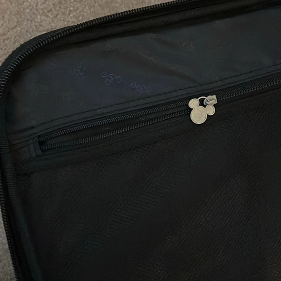 Disney Rolling Luggage - Mickey Mouse Design - Black and White - 28" - Picture 7 of 15